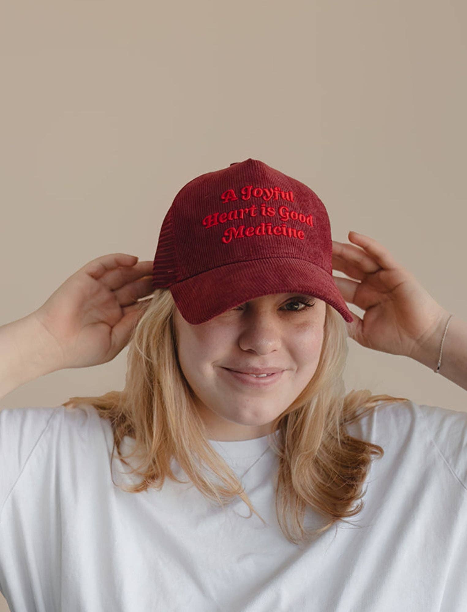 Jenessa Wait – Boné de beisebol - Mulher por atacado – Chapéu: Um Coração Alegre2