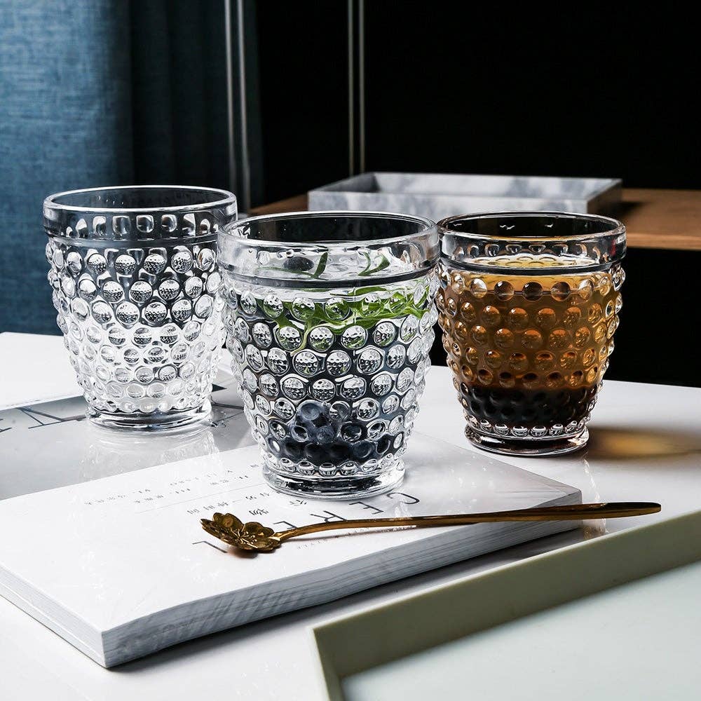 Everest Global - Wholesale Drinking Glass/Cup - Hobnail Collection Water Tumbler Glasses set of 64