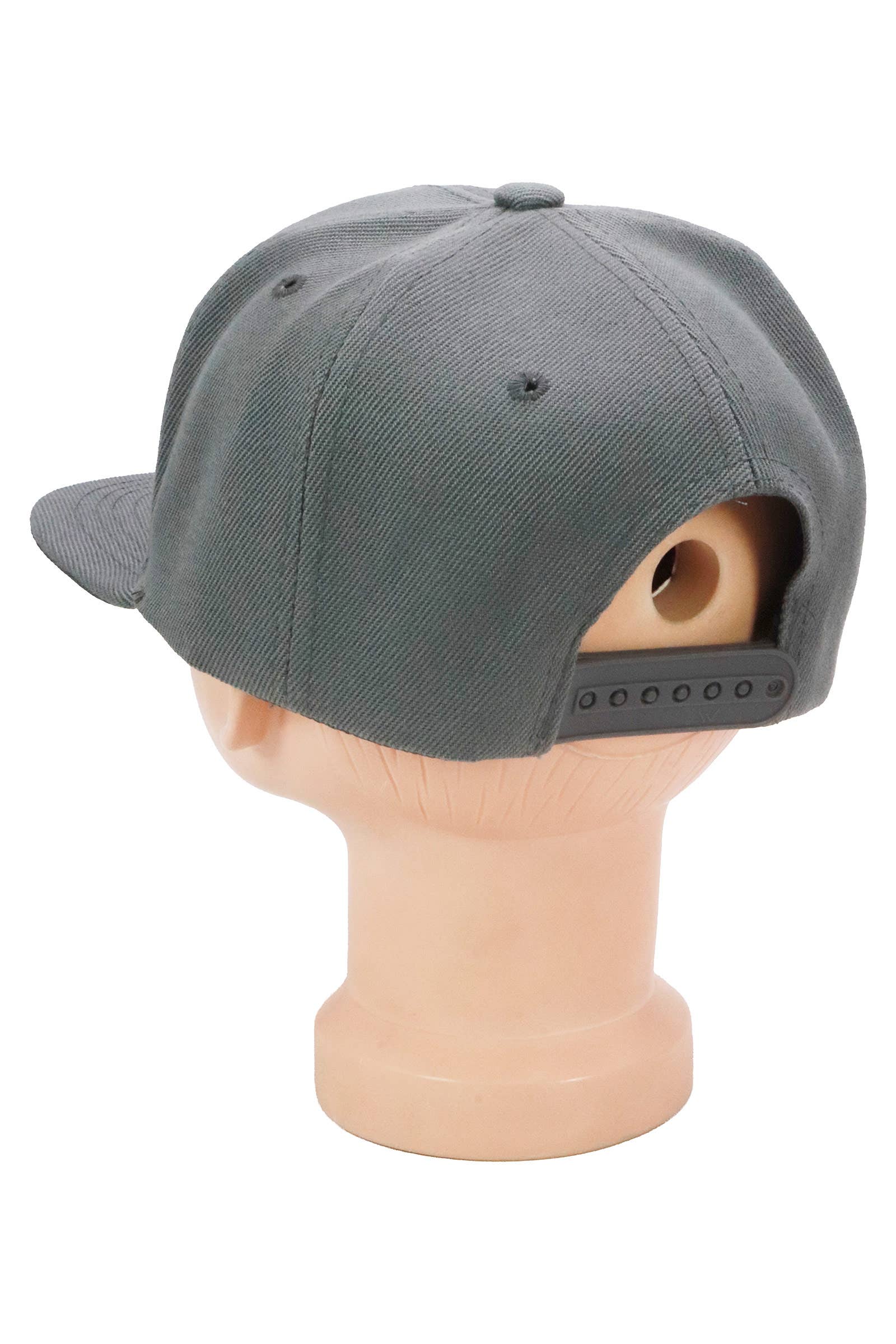 Cap Zone - Wholesale Baseball Cap - Kids - Kids Solid Twill Snap Back Flat Bill Cap13