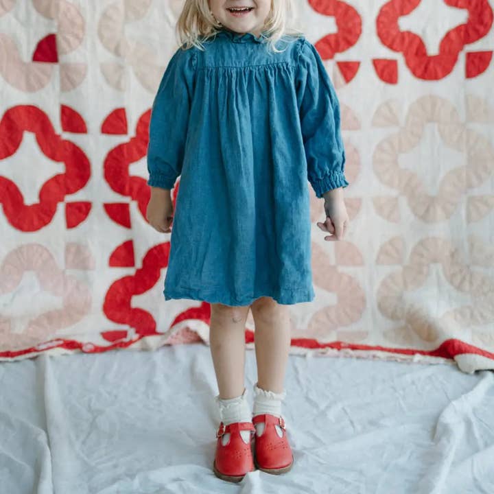Zimmerman Shoes - Wholesale Dress - Kids - Flora T-Strap - Red4