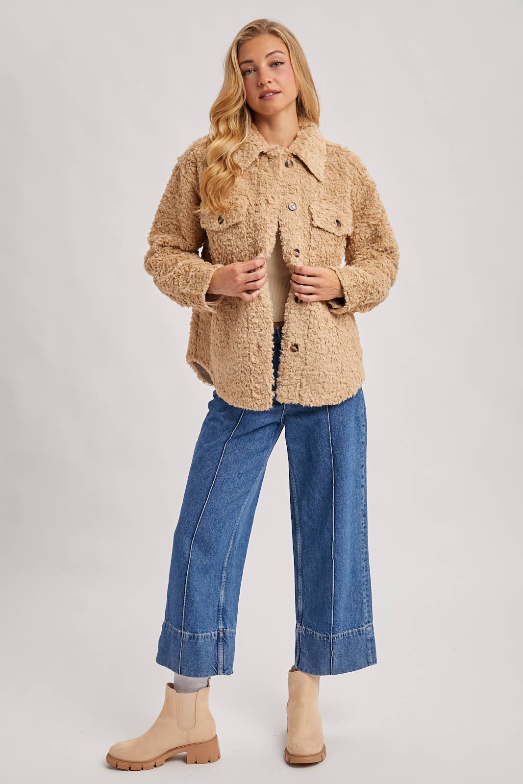 Bluivy - Wholesale Jacket - Women's - BOUCLE WOVEN JACKET11