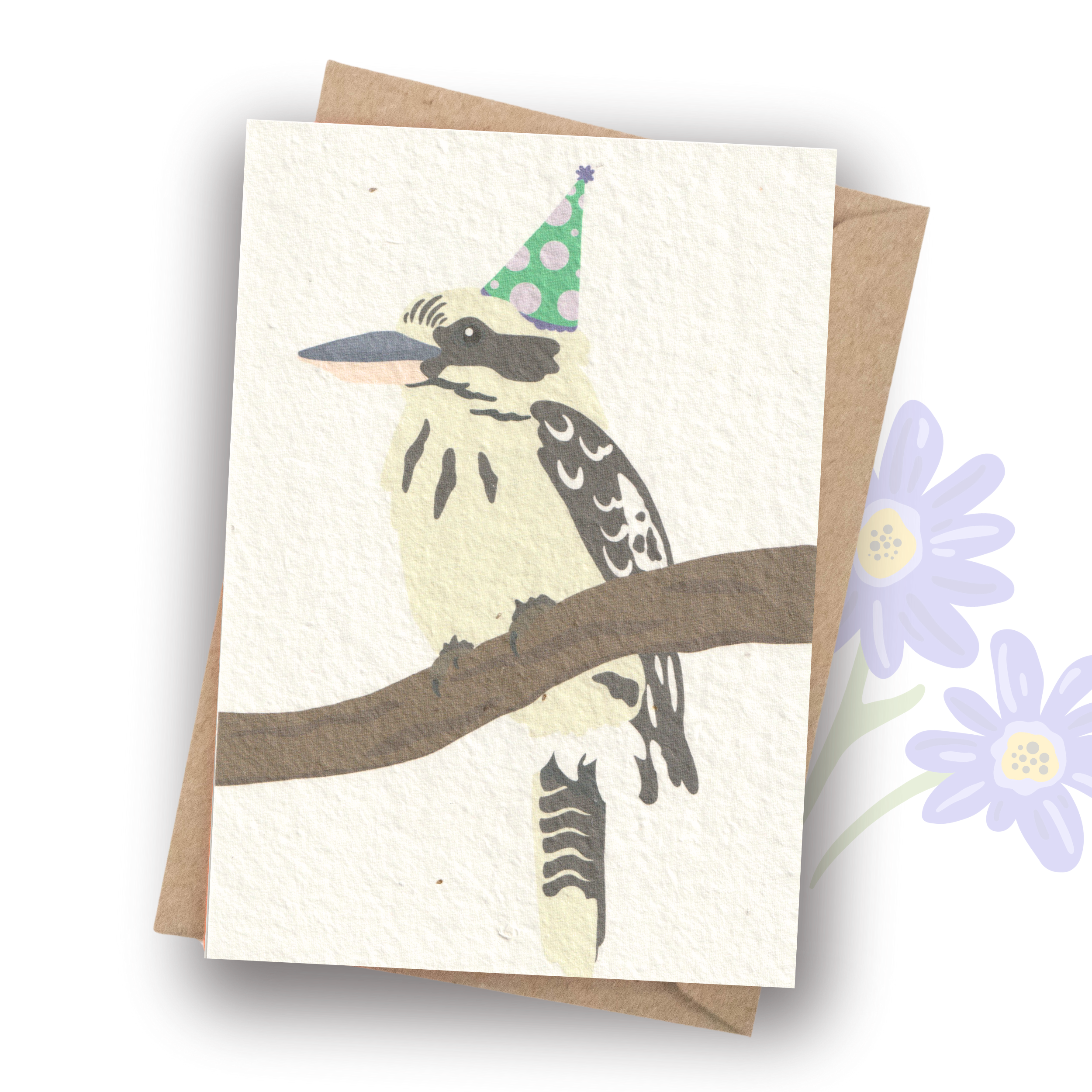 Tilly Scribbles - Wholesale Birthday card - Plantable Kookaburra Card2