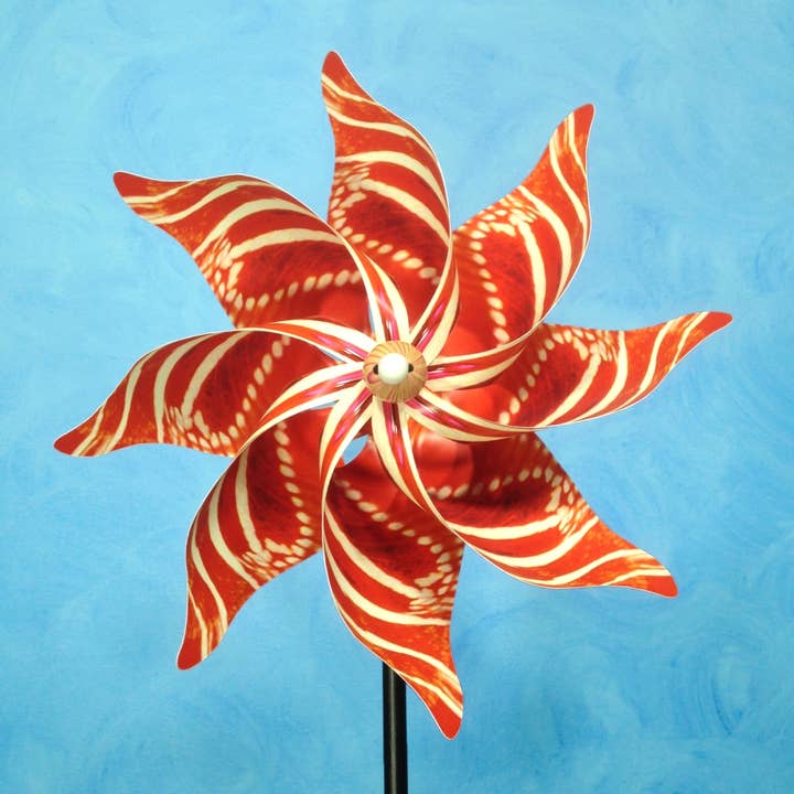 Perched Butterfly Pinwheel Wind Spinner Whirligig Windmill for wholesale by Paper Arboretum