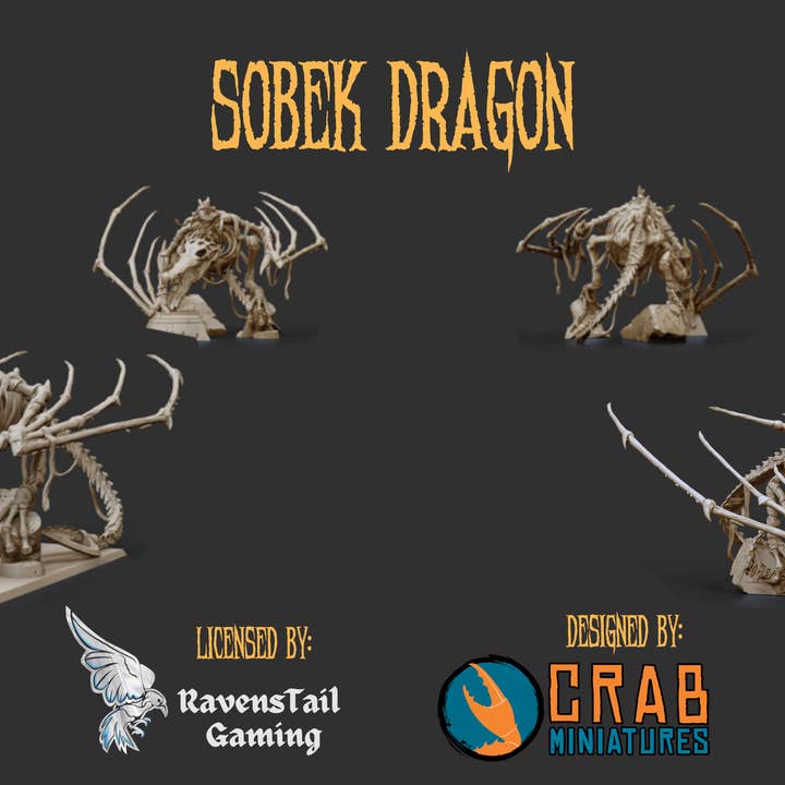 Undead Army - Sobek Dragon for wholesale by RavensTail Gaming