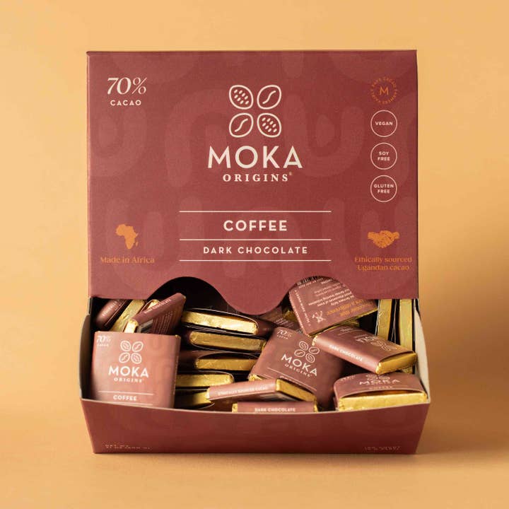 Coffee Mini Chocolates Box for wholesale by Moka Origins