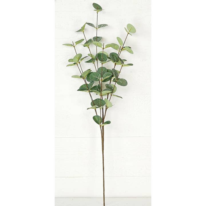 29955- 24in Bush-Snowy Silver Dollar Leaves for wholesale by Holiday Depot Inc.