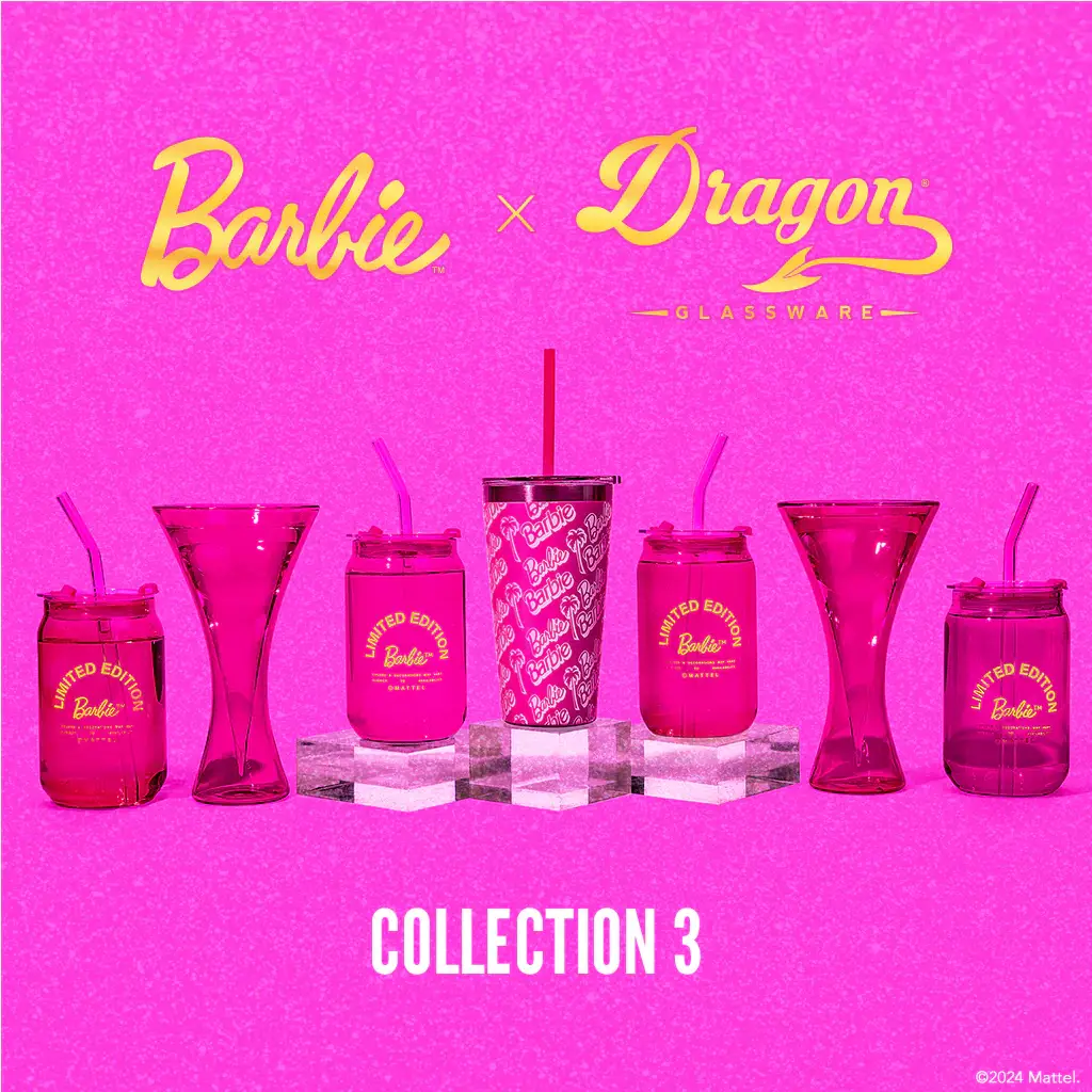 Dragon Glassware - Wholesale Drinking Glass/Cup - Barbie™ Limited Edition Drinking Glasses6