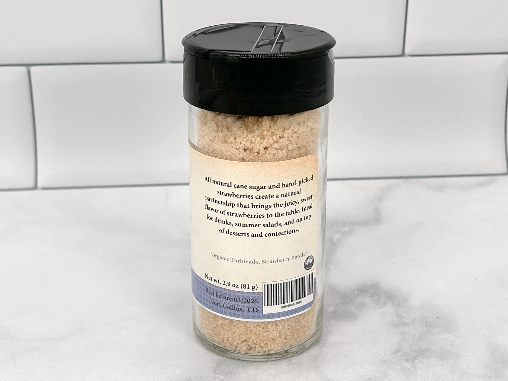 Old Town Spice Shop - Wholesale Sugar/Sweetener - Strawberry Sugar for Baking & Cocktail Rims1