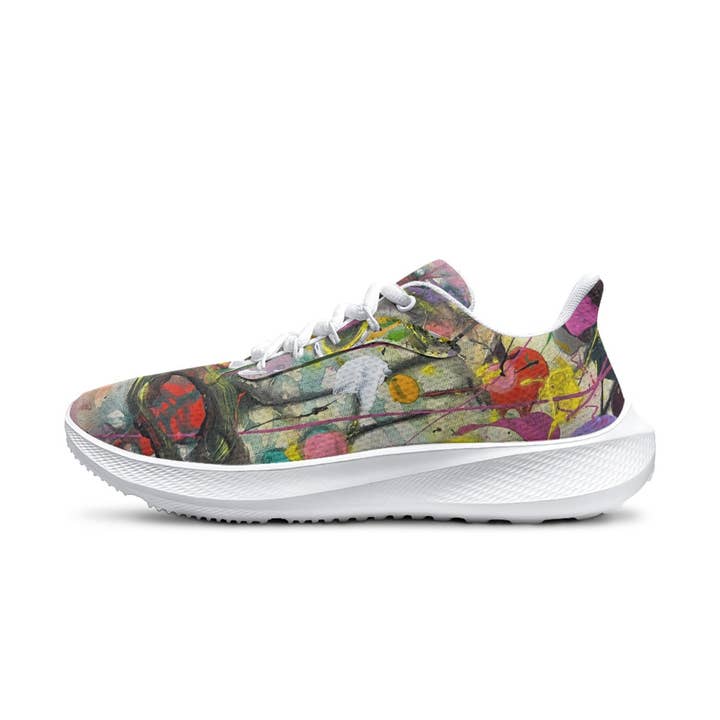 White Unisex Road Running Shoes-Multi Colour (comes in Mens size only ,WOMEN need to ORDER 1-1/2 SIZE SMALLER) for wholesale on Faire