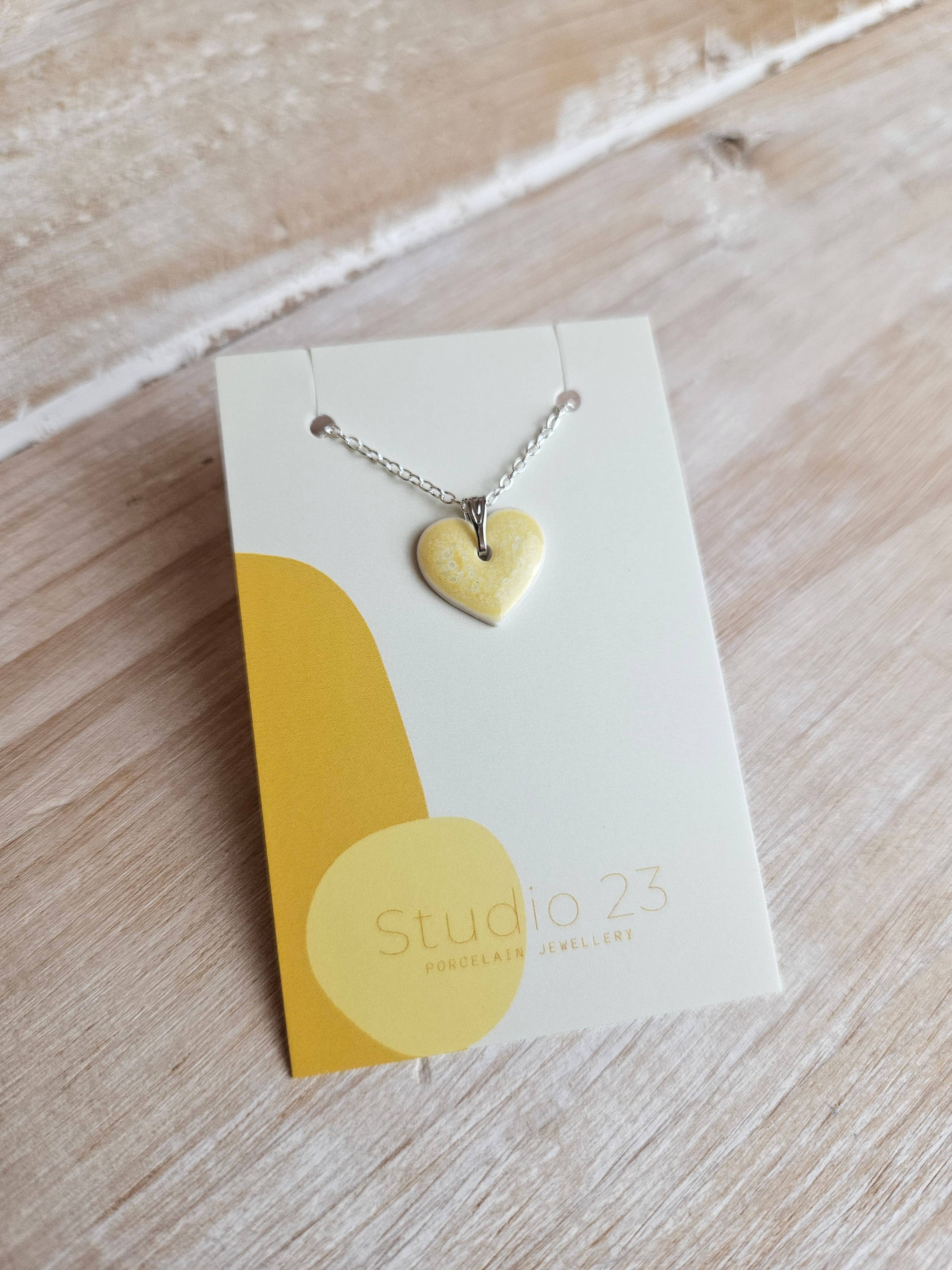 Studio 23 Ceramics - Wholesale Individual Charm/Pendant - NEW DESIGN Pendant Heart1