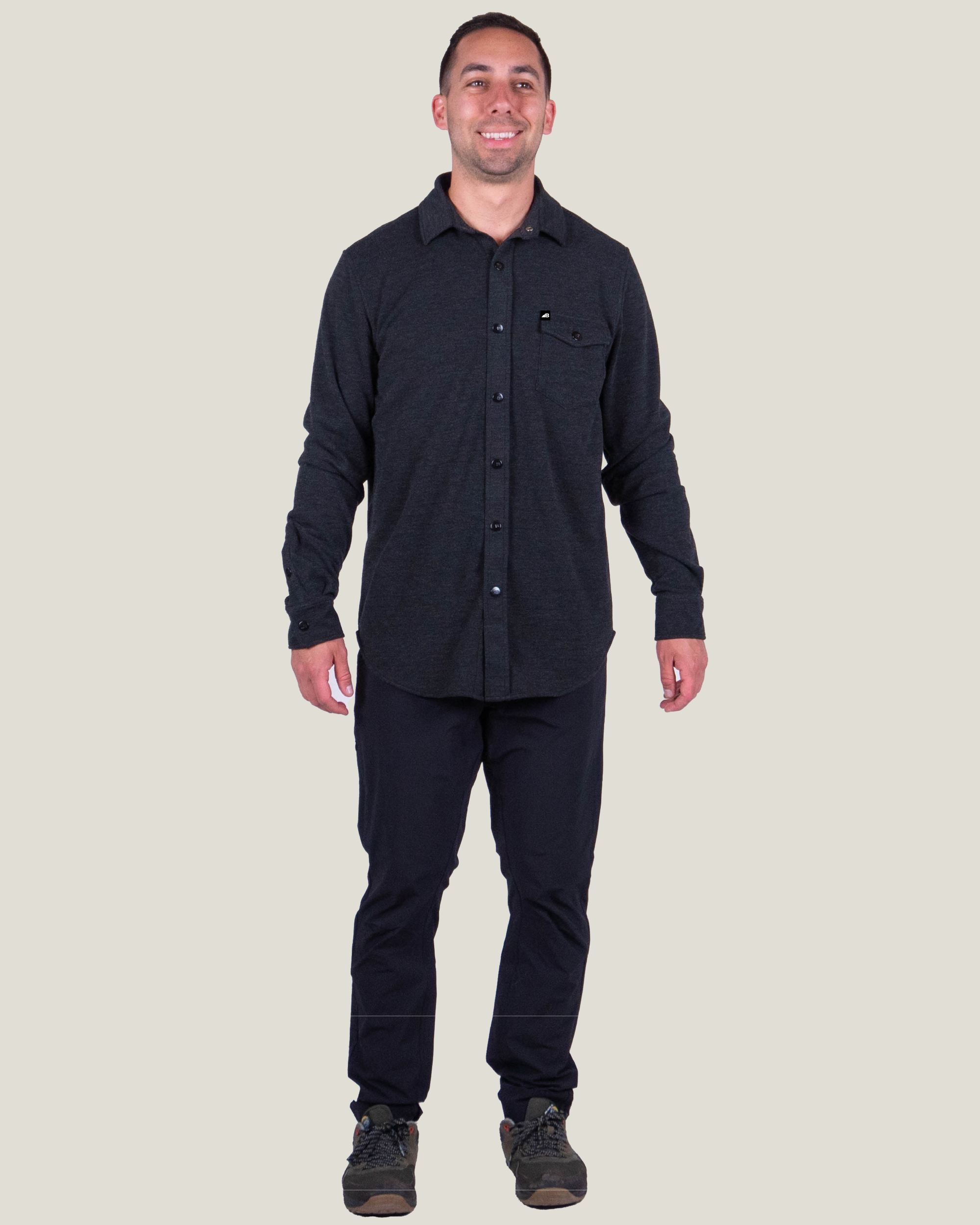Belong Designs - Wholesale Button Down Shirt - Men's - Men's Sherman Fleece Button Up22