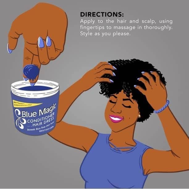 Hair Konection Corporation – wholesale Hair texture balm/paste/pomade – Blue Magic Conditioner Hair Dress 12oz