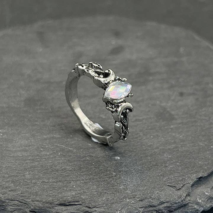 My Special Star - Moonstone Moon Light Ring for wholesale by GemMeet