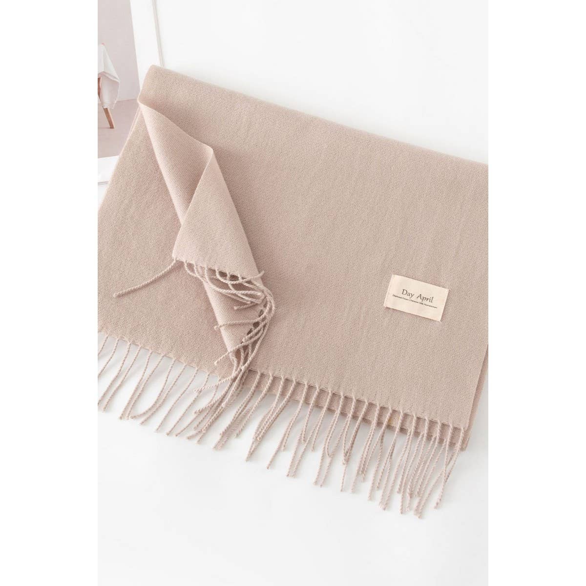 NINEXIS - Vente Écharpe – femme - CWASC1482_ÉCHARPE CHAUDE DE COULEUR UNIE À COL CHÂLE21