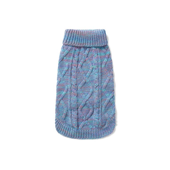 Everest Pet Supply & Gifts - Venta al por mayor Jersey - Perros - Jersey para perro, 100% lana mongola, hecho a mano, tono azul