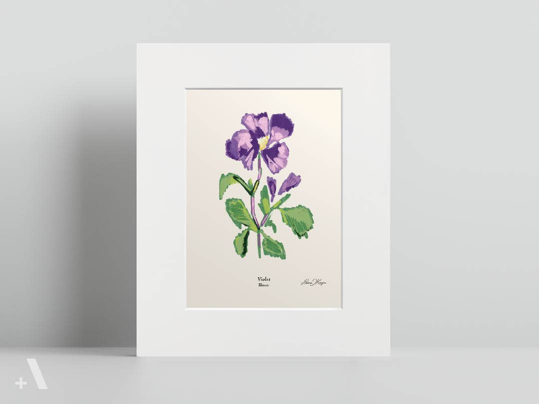 Addvent - Wholesale Art Print - US State Flowers / Small Art Prints12