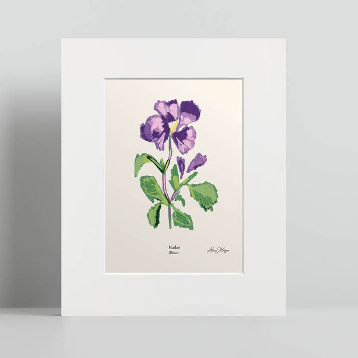 Addvent - Wholesale Art Print - US State Flowers / Small Art Prints12