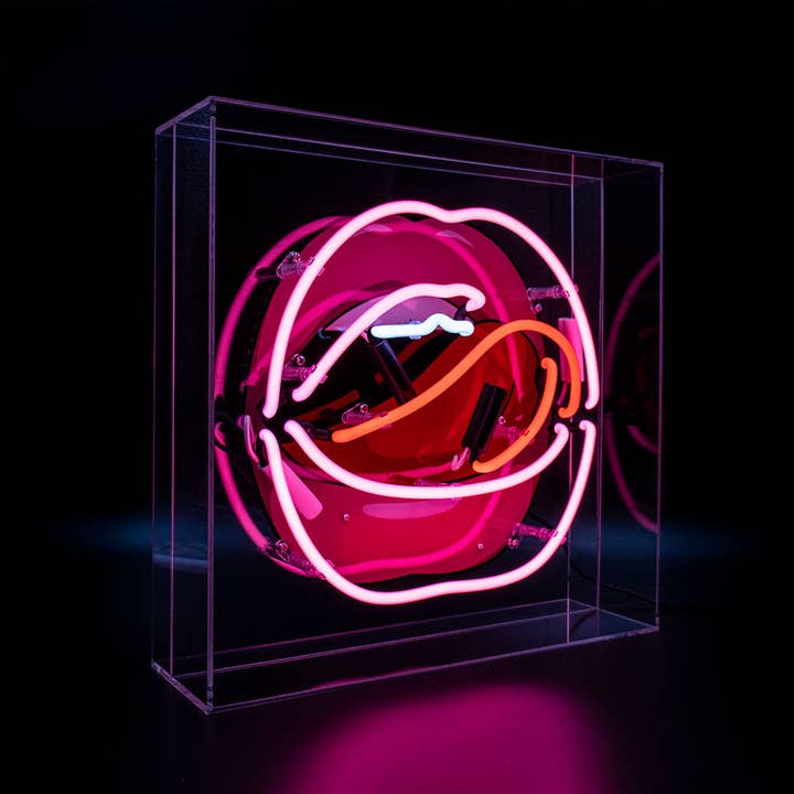 Locomocean - Wholesale Neon Sign - 'Mouth' Acrylic Box Neon Light with Graphic2