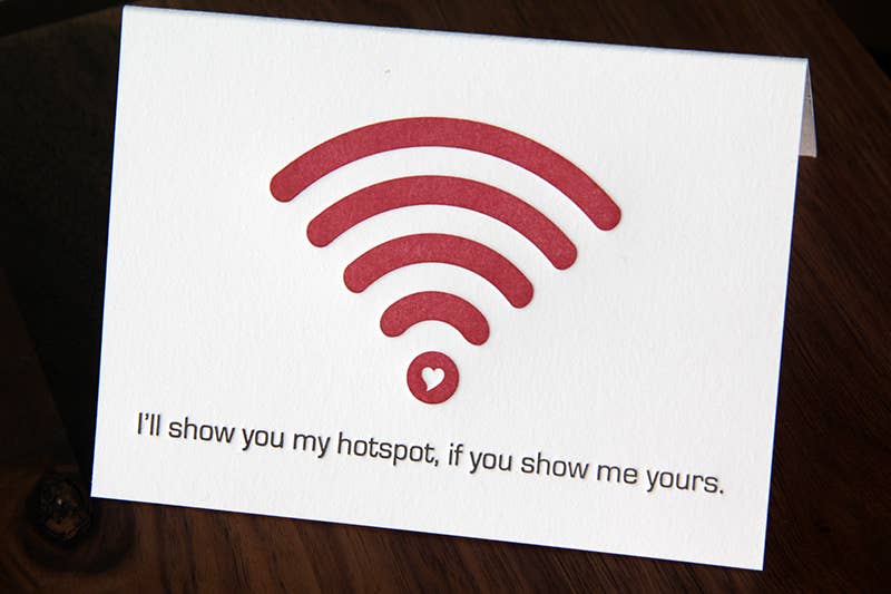 Kiss and Punch - Wholesale Valentine's Day Card - Hotspot Love Letterpress Card | Valentine's Day1