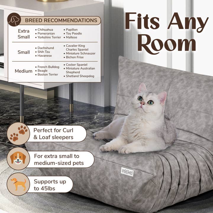 WHISKERHAUS LLC – wholesale Pet bed – Cat/dog – WHISKERHAUS Premium Modern Luxury Cat and Dog Bed - FUTURA