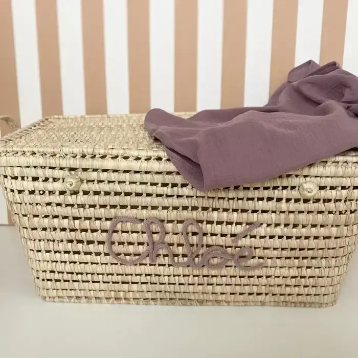 High crafty – wholesale Basket – Customized Palm Leaf Trunk – Handmade Moroccan Storage Chest0