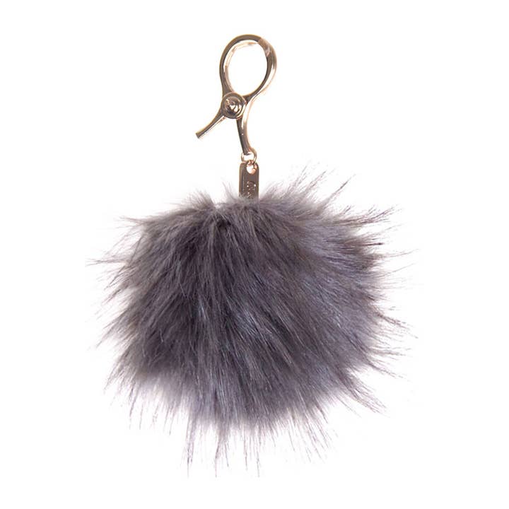 Hana – wholesale Keychain – Women's – C.C Fur Ball Bag Key Chain2