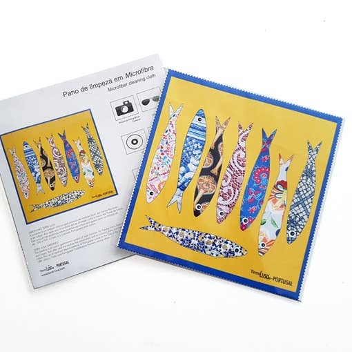 Terra Lusa - Vendita all'ingrosso Strofinaccio da cucina - Panno in microfibra Sardine2