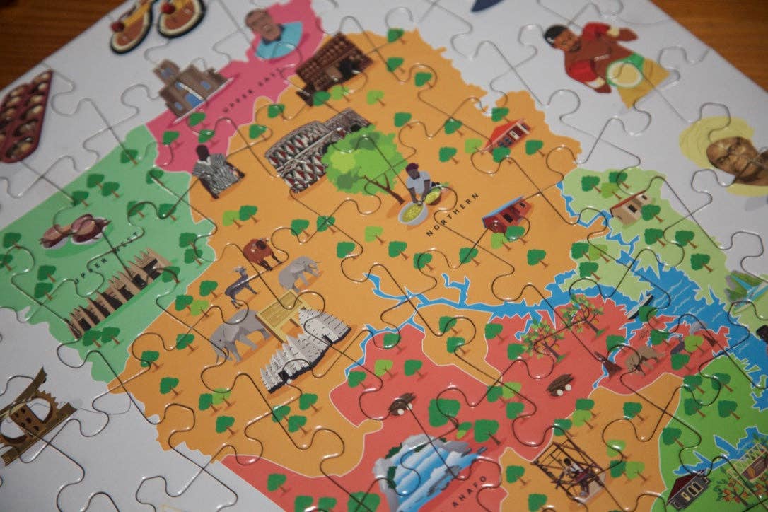 Very Puzzled – wholesale Puzzle – Child – Ghana Map Jigsaw Puzzle1