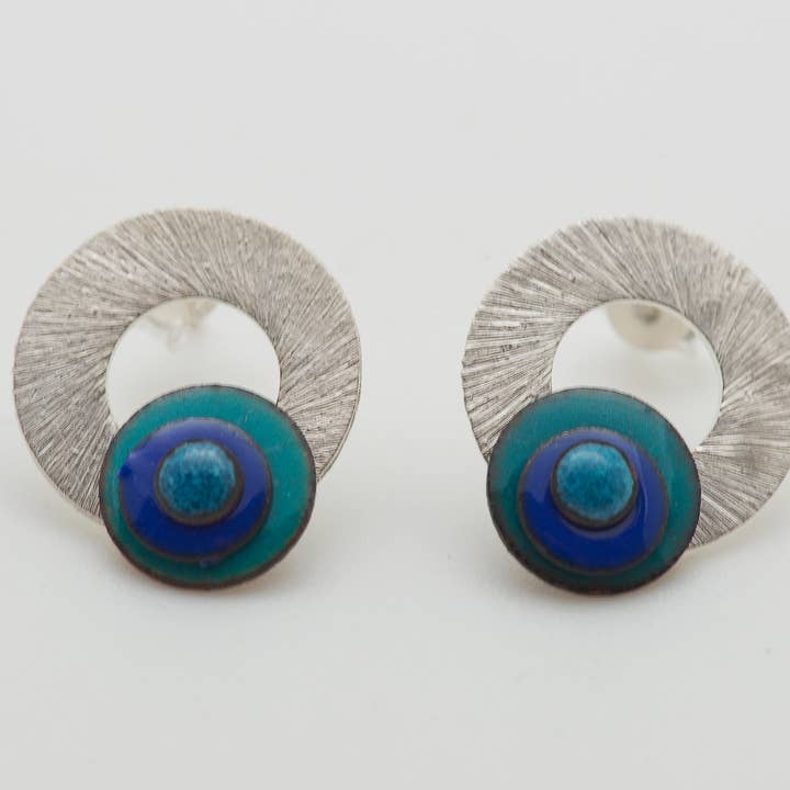 Orecchino blu Jasmine per la vendita all'ingrosso da parte di ELZA PEREIRA