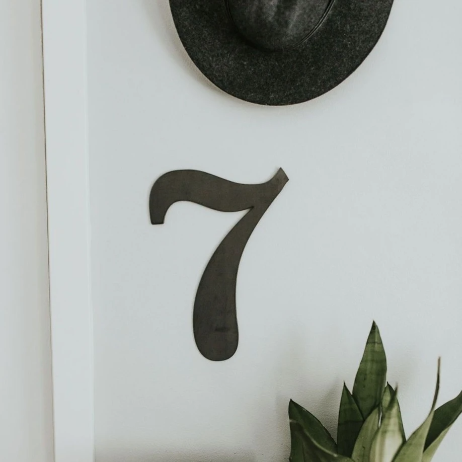 Keystone Steel Co. - Wholesale Wall Accent - Enneagram 7 Wall Decor0