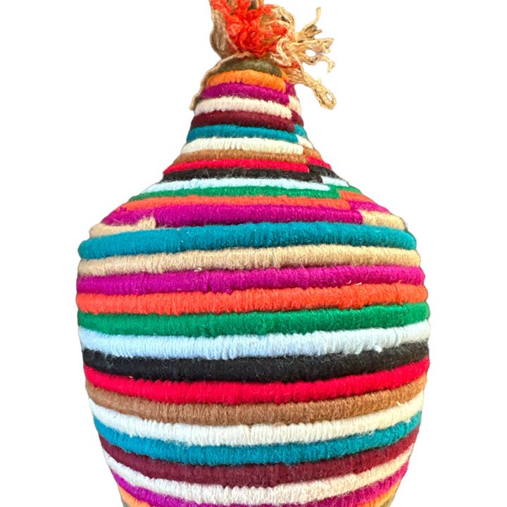 SOUK in the CITY – wholesale Basket – Berber Baskets STRIPED - mix13