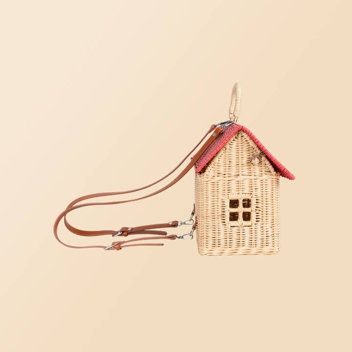 MOMIJI - Wholesale Backpack - Kids - Handcrafted - Lydia House Bag - Rattan Wicker8
