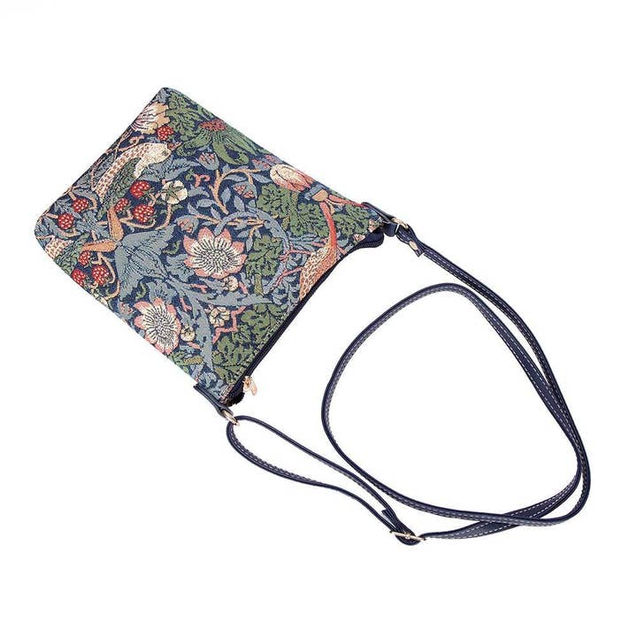 SignareArt - Wholesale Crossbody Bag - Women's - William Morris Strawberry Thief Blue Women's Crossbody Bag