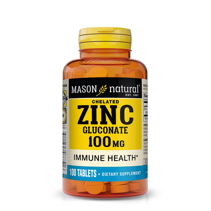 ZINC 100MG TABLETS for wholesale by Mason Natural