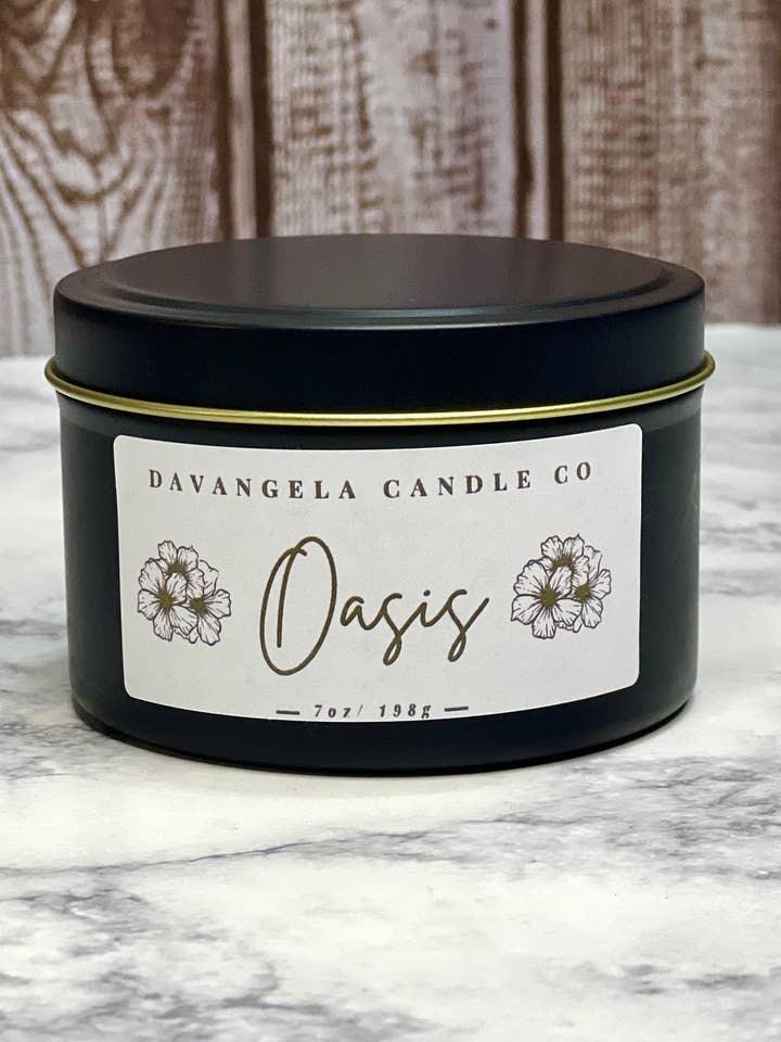 Oasis for wholesale by Davangela Candle Co.