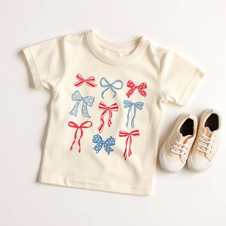 Patriotic Bows (Toddler & Kids) for wholesale by designtwentyfive