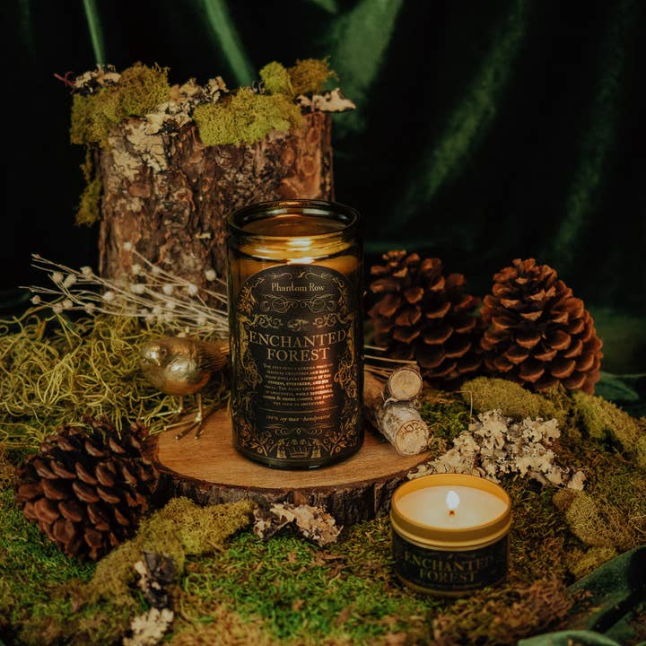 Phantom Row - Venta al por mayor Velas en tarros - Bosque encantado | Vela en tarro de cera de soja