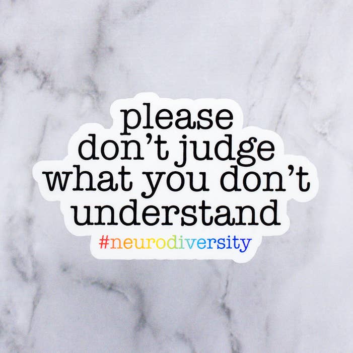 Bitte beurteilen Sie nicht, was Sie nicht verstehen Aufkleber für den Großhandel von MaMarie & Co.