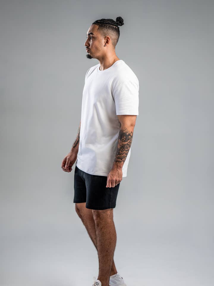 Camiseta relajada Jordan blanca para venta al por mayor de Tourn