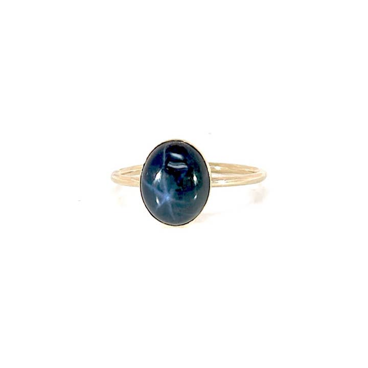 Blue Star Sapphire Ring for wholesale by Mabel Chong