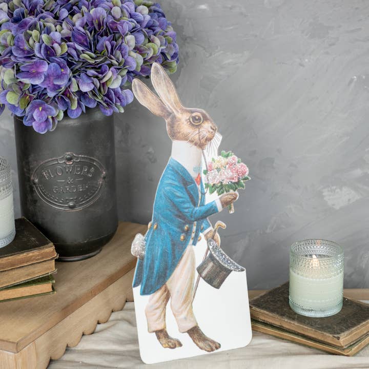 Panneau factice de lapin fantaisie de 18 pouces pour la vente par Ragon House