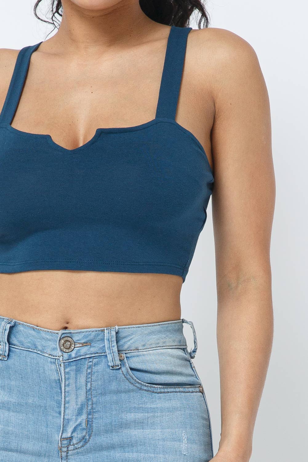 Julia by LoveJ - Wholesale Knit Top - Women's - V Cut Detail Sleeveless Crop Top21