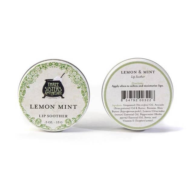 Lip Soother Lemon & Peppermint for wholesale by Soap Cauldron