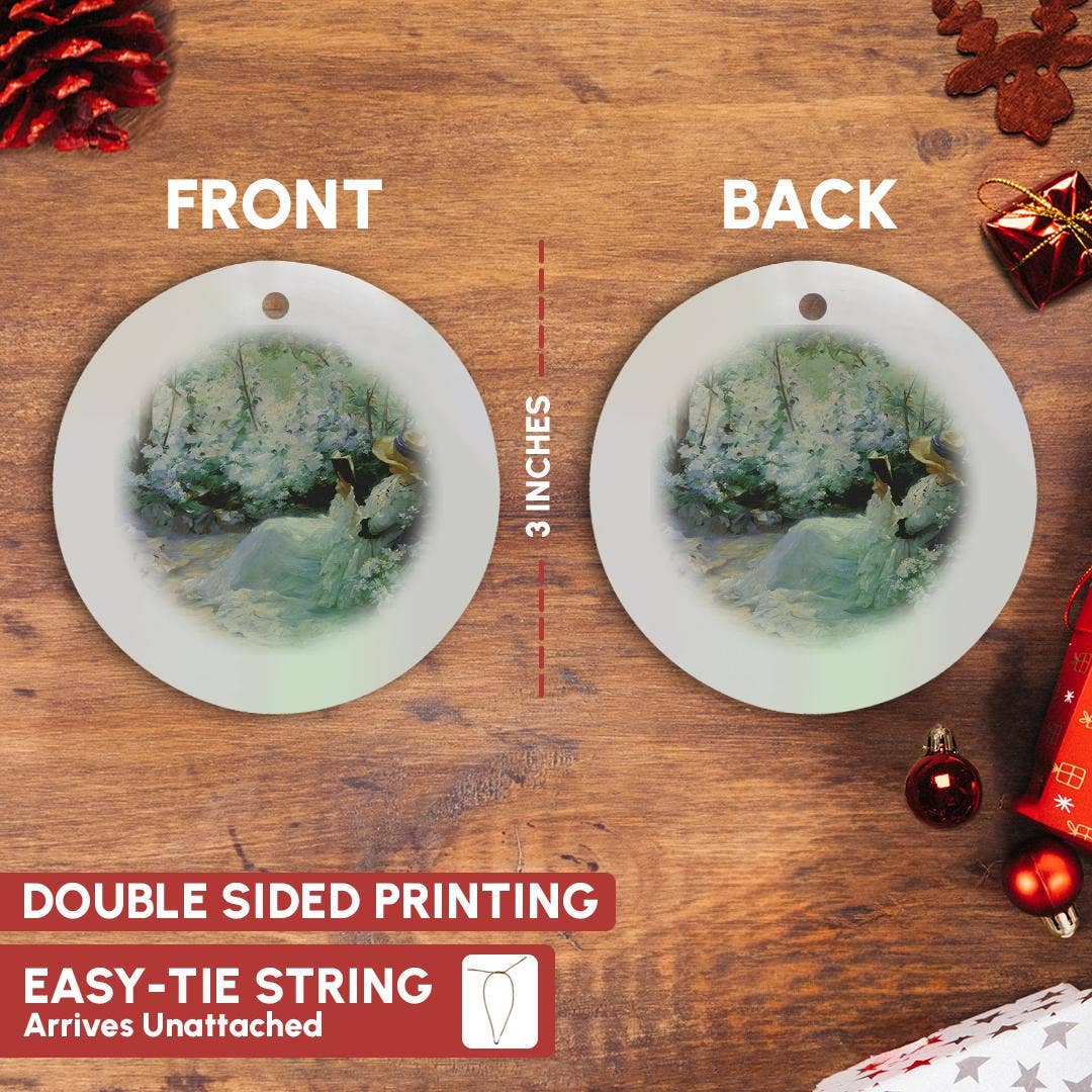 3dRose – wholesale Ornament – 3dRose, Delicious Solitude by Frank Bramley Impressionist , Ornament2