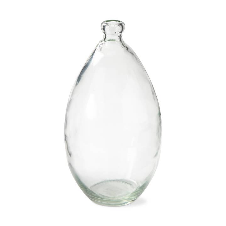 Pismo Recycled Glass Vase Wide Clear Summer for wholesale by tag