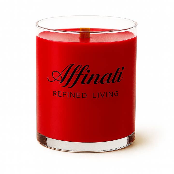 Rose Amour Wooden Wick Candle – Luxury 10 oz Soy Blend | Affinati for wholesale by Affinati
