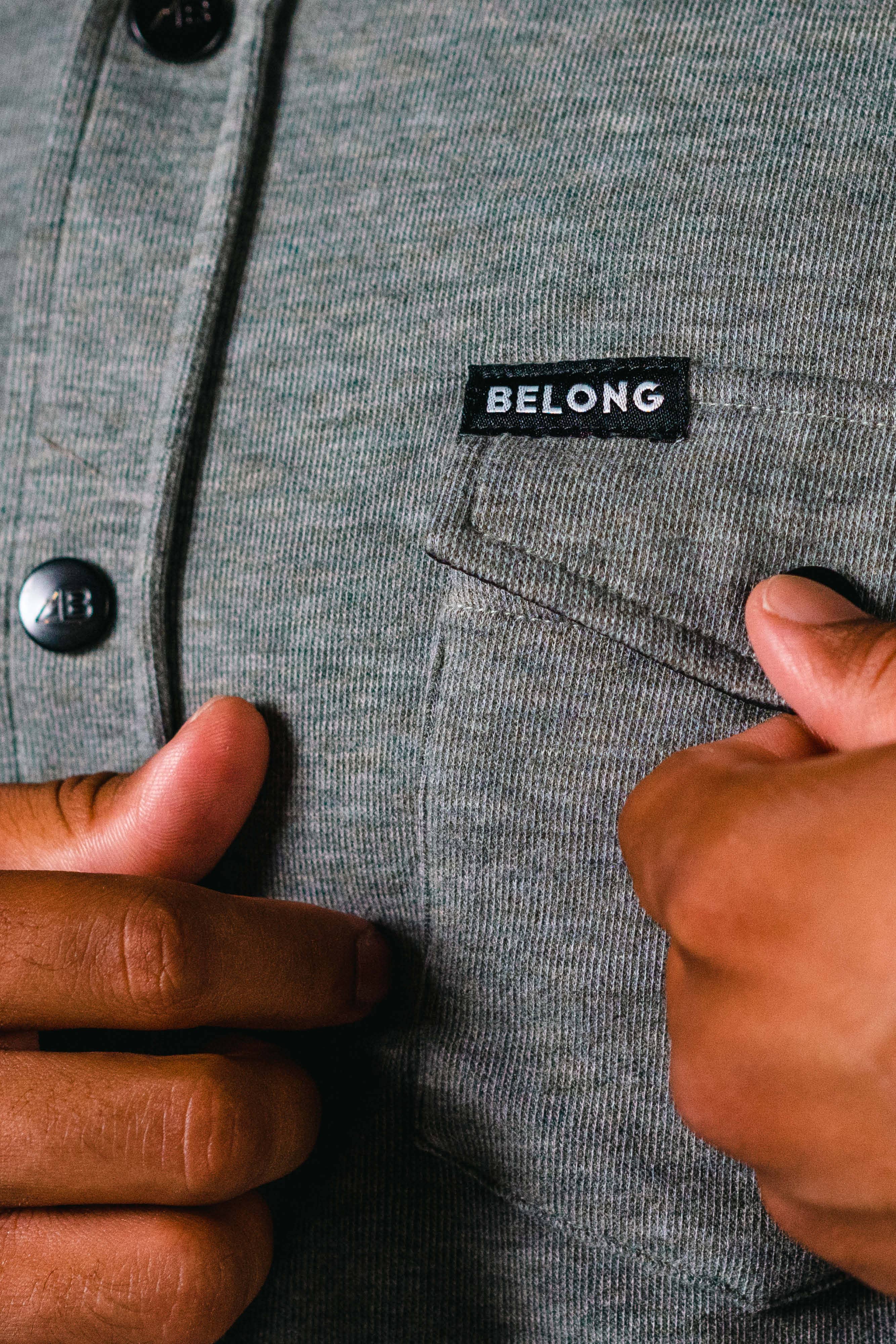 Belong Designs - Wholesale Button Down Shirt - Men's - Men's Sherman Fleece Button Up38