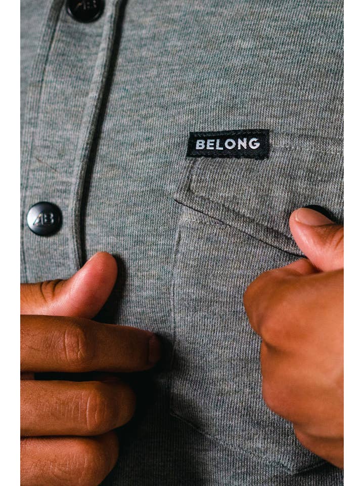 Belong Designs - Wholesale Button Down Shirt - Men's - Men's Sherman Fleece Button Up38