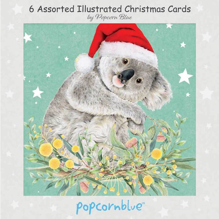6 Illustrated Christmas Box set - 2024 for wholesale by Popcorn Blue