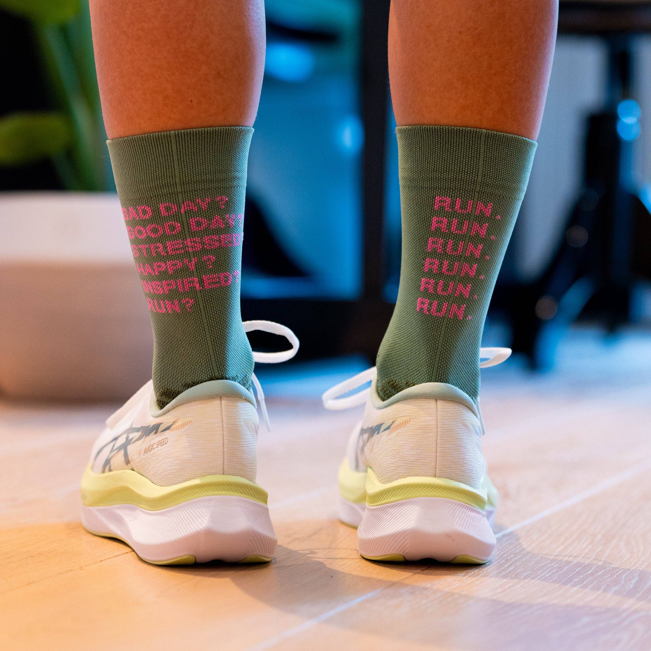 SPORCKS - Wholesale Socks - Unisex - JUST RUN FOREST - RUNNING SOCK1
